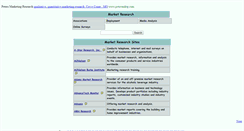 Desktop Screenshot of marketresearchcompany.biz